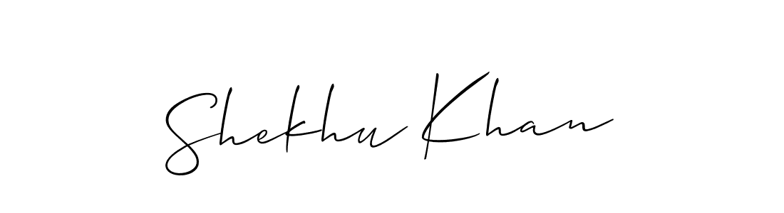 Make a beautiful signature design for name Shekhu Khan. Use this online signature maker to create a handwritten signature for free. Shekhu Khan signature style 2 images and pictures png