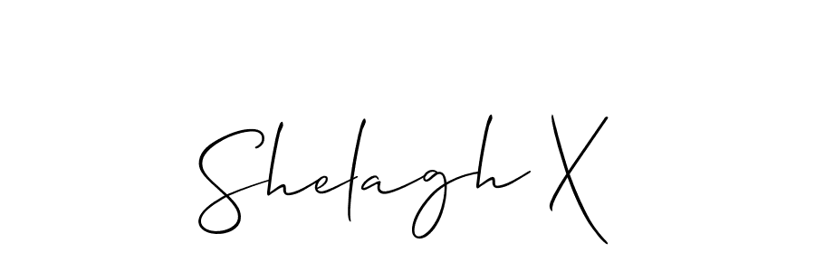 Use a signature maker to create a handwritten signature online. With this signature software, you can design (Allison_Script) your own signature for name Shelagh X. Shelagh X signature style 2 images and pictures png