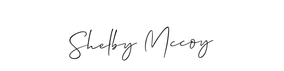 Also You can easily find your signature by using the search form. We will create Shelby Mccoy name handwritten signature images for you free of cost using Allison_Script sign style. Shelby Mccoy signature style 2 images and pictures png