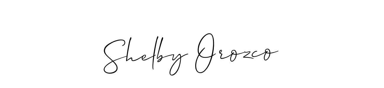 Also we have Shelby Orozco name is the best signature style. Create professional handwritten signature collection using Allison_Script autograph style. Shelby Orozco signature style 2 images and pictures png