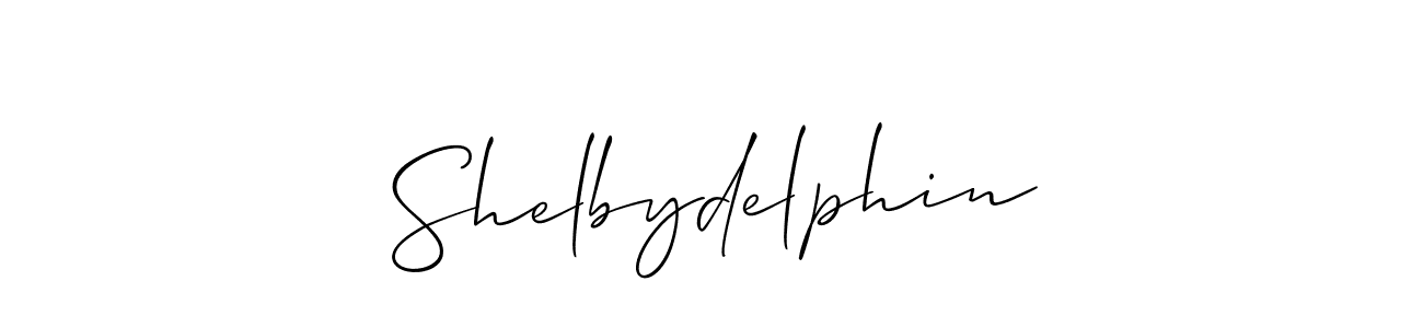 You should practise on your own different ways (Allison_Script) to write your name (Shelbydelphin) in signature. don't let someone else do it for you. Shelbydelphin signature style 2 images and pictures png