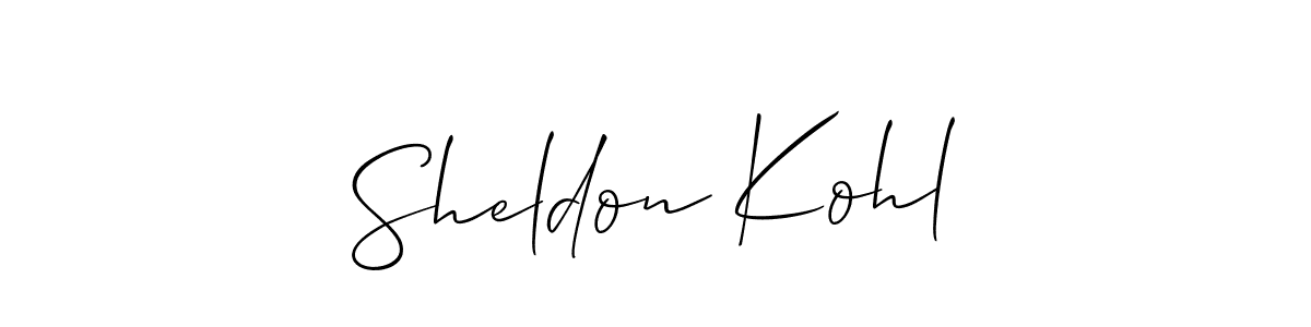 Here are the top 10 professional signature styles for the name Sheldon Kohl. These are the best autograph styles you can use for your name. Sheldon Kohl signature style 2 images and pictures png