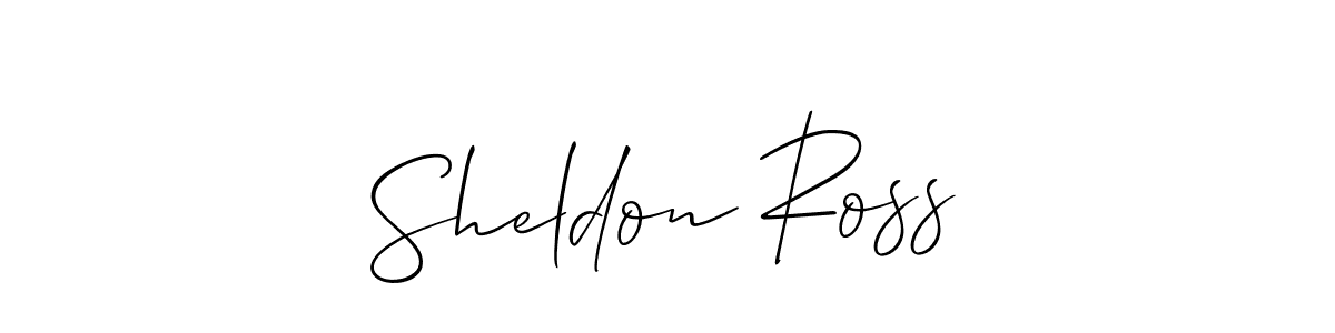 Make a beautiful signature design for name Sheldon Ross. Use this online signature maker to create a handwritten signature for free. Sheldon Ross signature style 2 images and pictures png