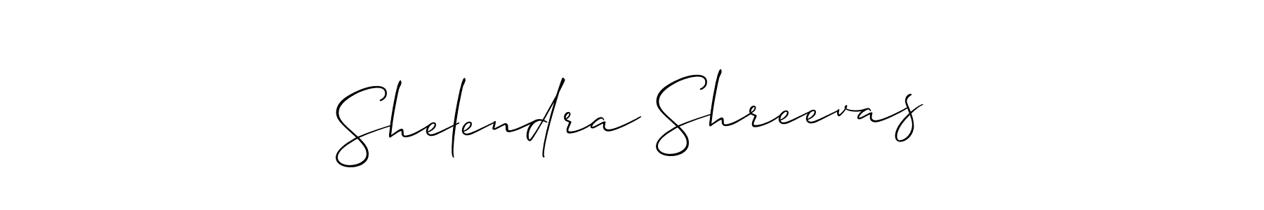 Make a beautiful signature design for name Shelendra Shreevas. Use this online signature maker to create a handwritten signature for free. Shelendra Shreevas signature style 2 images and pictures png