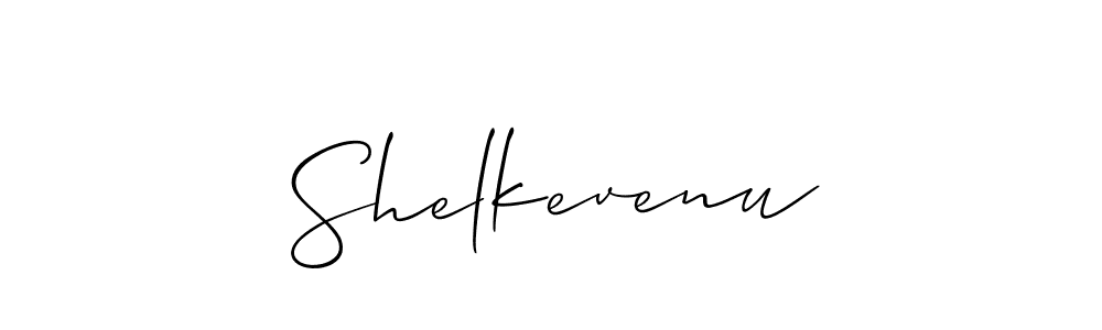 Once you've used our free online signature maker to create your best signature Allison_Script style, it's time to enjoy all of the benefits that Shelkevenu name signing documents. Shelkevenu signature style 2 images and pictures png