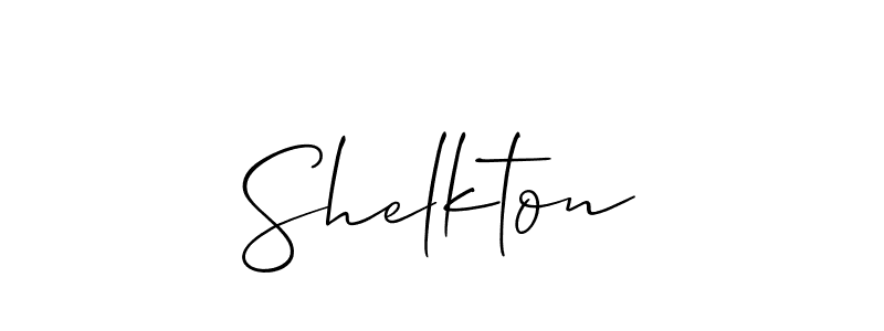 You should practise on your own different ways (Allison_Script) to write your name (Shelkton) in signature. don't let someone else do it for you. Shelkton signature style 2 images and pictures png