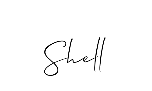 Also we have Shell name is the best signature style. Create professional handwritten signature collection using Allison_Script autograph style. Shell signature style 2 images and pictures png