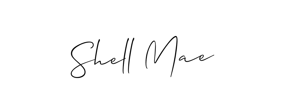 How to Draw Shell Mae signature style? Allison_Script is a latest design signature styles for name Shell Mae. Shell Mae signature style 2 images and pictures png