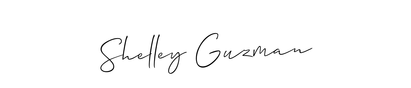 if you are searching for the best signature style for your name Shelley Guzman. so please give up your signature search. here we have designed multiple signature styles  using Allison_Script. Shelley Guzman signature style 2 images and pictures png