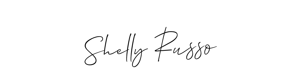 Design your own signature with our free online signature maker. With this signature software, you can create a handwritten (Allison_Script) signature for name Shelly Russo. Shelly Russo signature style 2 images and pictures png