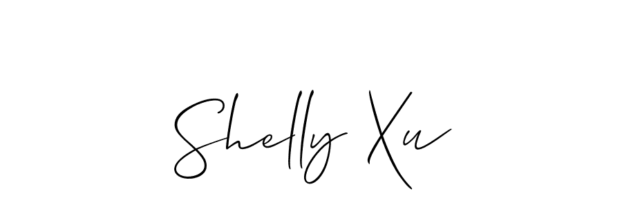 Also You can easily find your signature by using the search form. We will create Shelly Xu name handwritten signature images for you free of cost using Allison_Script sign style. Shelly Xu signature style 2 images and pictures png