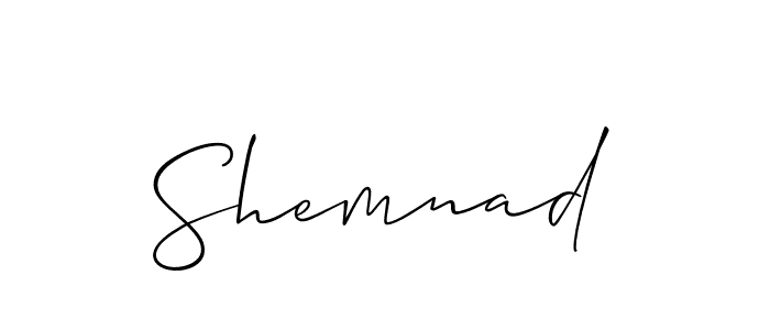 if you are searching for the best signature style for your name Shemnad. so please give up your signature search. here we have designed multiple signature styles  using Allison_Script. Shemnad signature style 2 images and pictures png