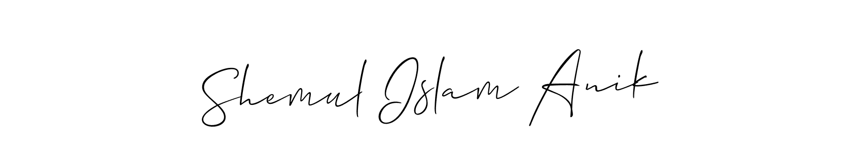 See photos of Shemul Islam Anik official signature by Spectra . Check more albums & portfolios. Read reviews & check more about Allison_Script font. Shemul Islam Anik signature style 2 images and pictures png