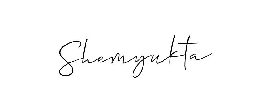 Make a beautiful signature design for name Shemyukta. Use this online signature maker to create a handwritten signature for free. Shemyukta signature style 2 images and pictures png