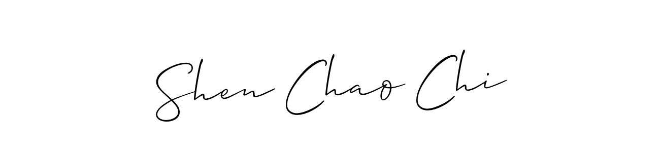 Make a beautiful signature design for name Shen Chao Chi. Use this online signature maker to create a handwritten signature for free. Shen Chao Chi signature style 2 images and pictures png