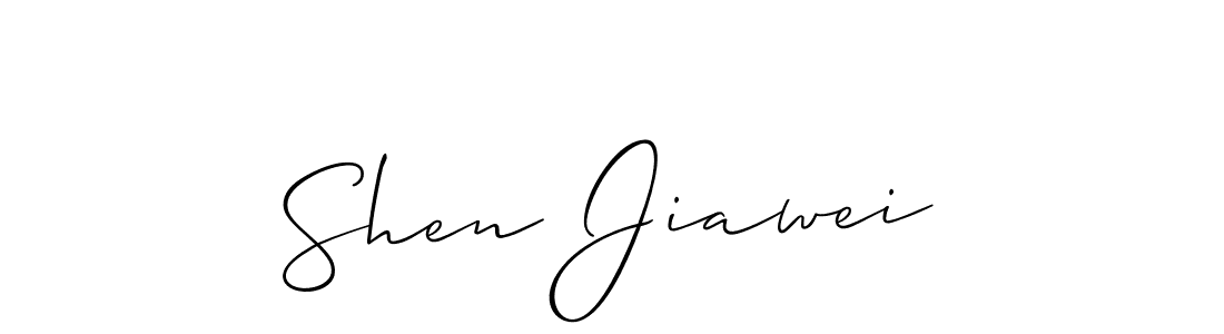 See photos of Shen Jiawei official signature by Spectra . Check more albums & portfolios. Read reviews & check more about Allison_Script font. Shen Jiawei signature style 2 images and pictures png