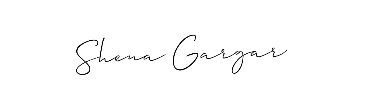 Here are the top 10 professional signature styles for the name Shena Gargar. These are the best autograph styles you can use for your name. Shena Gargar signature style 2 images and pictures png
