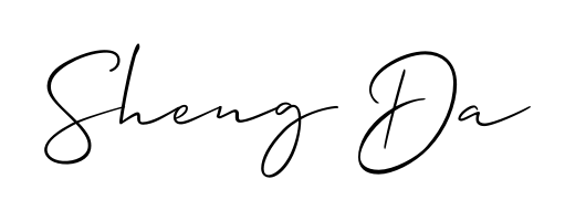 Express your personality with a custom Sheng Da signature crafted with Allison_Script typography. Free transparent PNG download available. Sheng Da signature style 2 images and pictures png