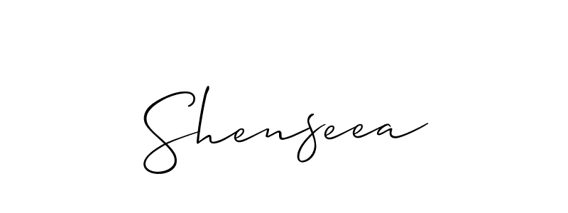 It looks lik you need a new signature style for name Shenseea. Design unique handwritten (Allison_Script) signature with our free signature maker in just a few clicks. Shenseea signature style 2 images and pictures png