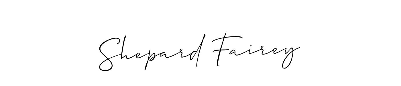 How to make Shepard Fairey signature? Allison_Script is a professional autograph style. Create handwritten signature for Shepard Fairey name. Shepard Fairey signature style 2 images and pictures png