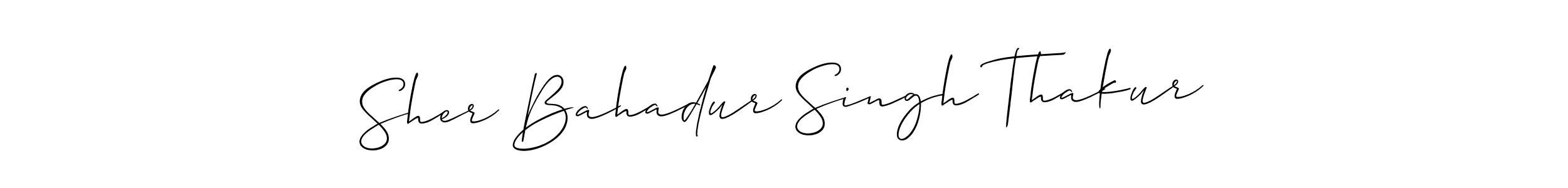 Sher Bahadur Singh Thakur stylish signature style. Best Handwritten Sign (Allison_Script) for my name. Handwritten Signature Collection Ideas for my name Sher Bahadur Singh Thakur. Sher Bahadur Singh Thakur signature style 2 images and pictures png