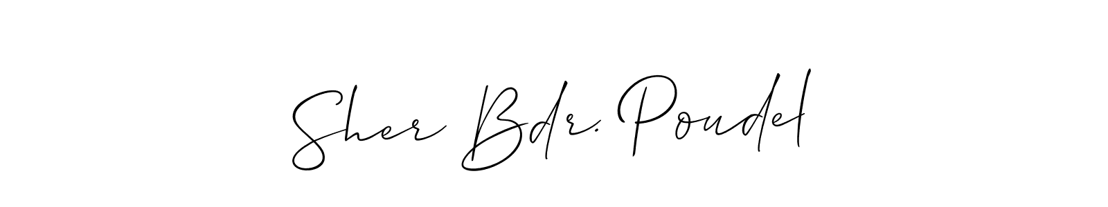 Here are the top 10 professional signature styles for the name Sher Bdr. Poudel. These are the best autograph styles you can use for your name. Sher Bdr. Poudel signature style 2 images and pictures png