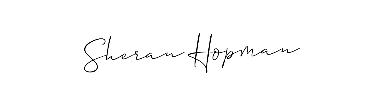 Make a beautiful signature design for name Sheran Hopman. Use this online signature maker to create a handwritten signature for free. Sheran Hopman signature style 2 images and pictures png
