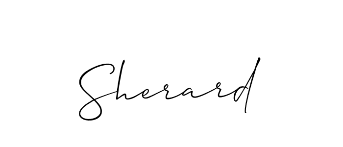 See photos of Sherard official signature by Spectra . Check more albums & portfolios. Read reviews & check more about Allison_Script font. Sherard signature style 2 images and pictures png