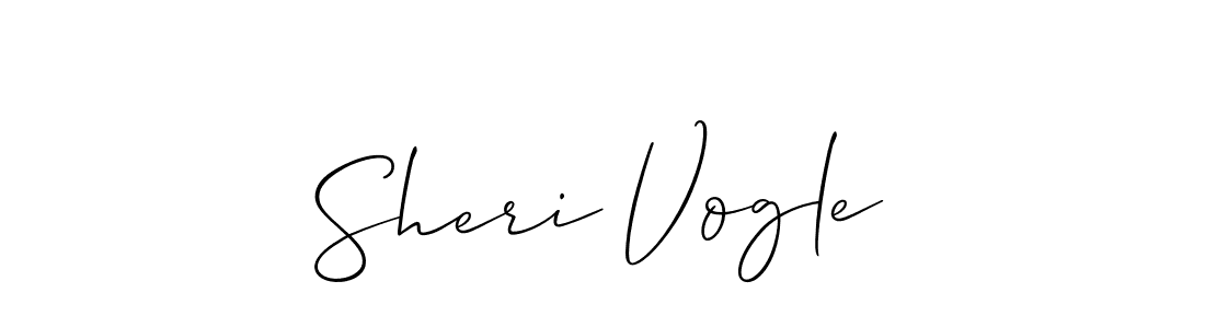 Also we have Sheri Vogle name is the best signature style. Create professional handwritten signature collection using Allison_Script autograph style. Sheri Vogle signature style 2 images and pictures png