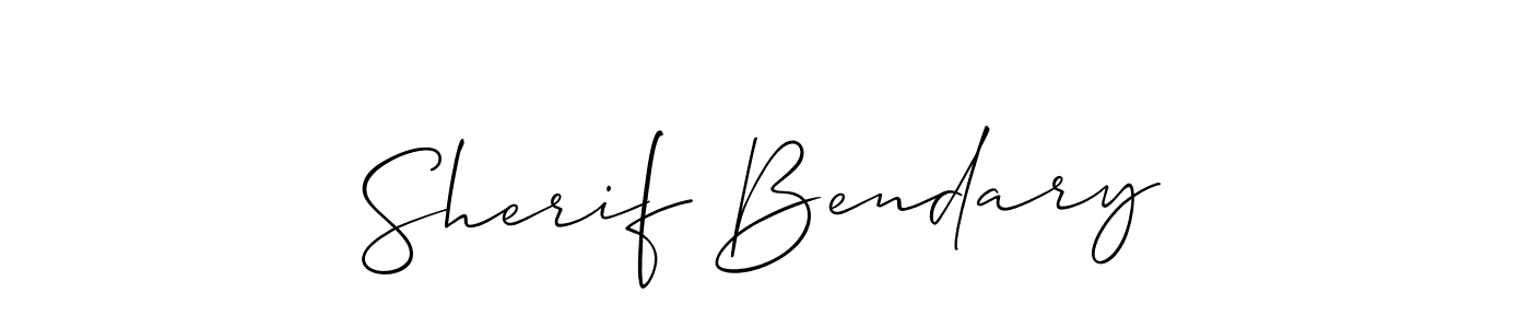 Similarly Allison_Script is the best handwritten signature design. Signature creator online .You can use it as an online autograph creator for name Sherif Bendary. Sherif Bendary signature style 2 images and pictures png