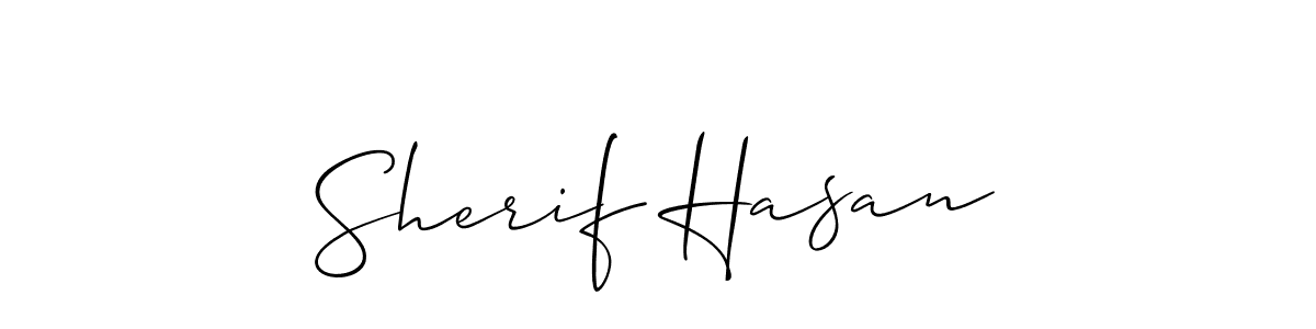 Make a beautiful signature design for name Sherif Hasan. Use this online signature maker to create a handwritten signature for free. Sherif Hasan signature style 2 images and pictures png