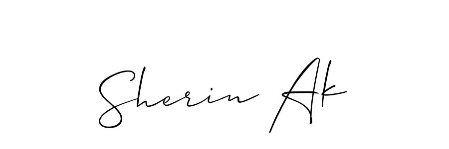 This is the best signature style for the Sherin Ak name. Also you like these signature font (Allison_Script). Mix name signature. Sherin Ak signature style 2 images and pictures png