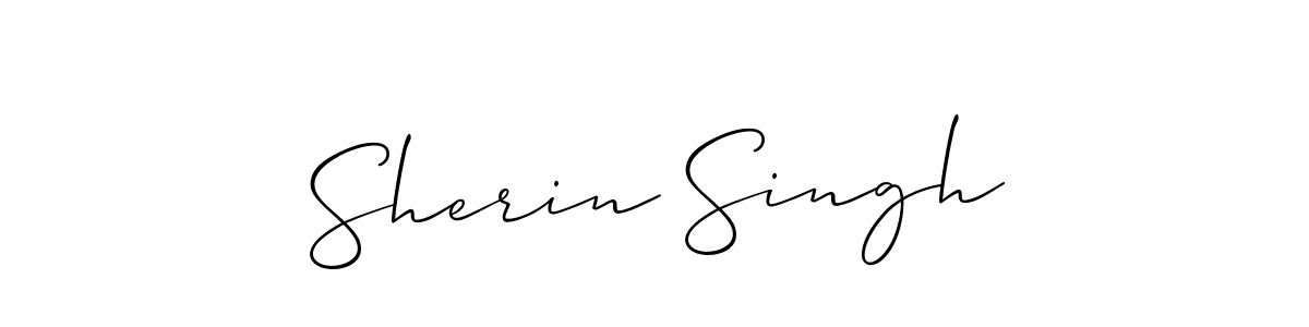 Make a beautiful signature design for name Sherin Singh. Use this online signature maker to create a handwritten signature for free. Sherin Singh signature style 2 images and pictures png