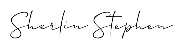 Make a beautiful signature design for name Sherlin Stephen. With this signature (Allison_Script) style, you can create a handwritten signature for free. Sherlin Stephen signature style 2 images and pictures png