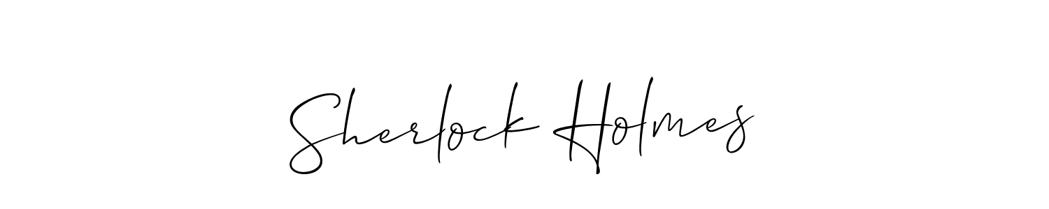 Also we have Sherlock Holmes name is the best signature style. Create professional handwritten signature collection using Allison_Script autograph style. Sherlock Holmes signature style 2 images and pictures png