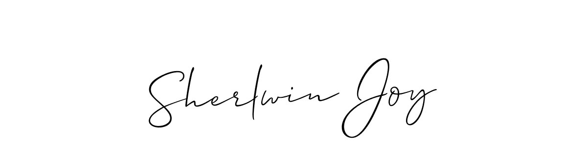 Best and Professional Signature Style for Sherlwin Joy. Allison_Script Best Signature Style Collection. Sherlwin Joy signature style 2 images and pictures png