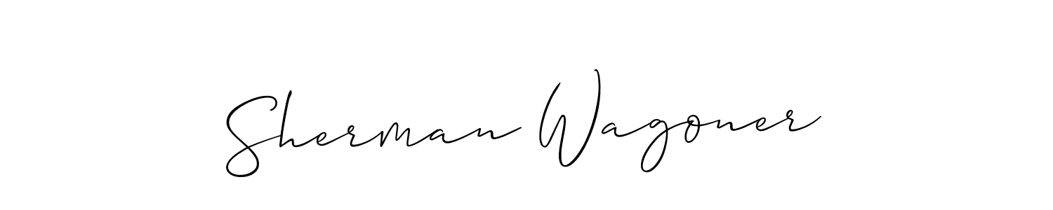 Once you've used our free online signature maker to create your best signature Allison_Script style, it's time to enjoy all of the benefits that Sherman Wagoner name signing documents. Sherman Wagoner signature style 2 images and pictures png