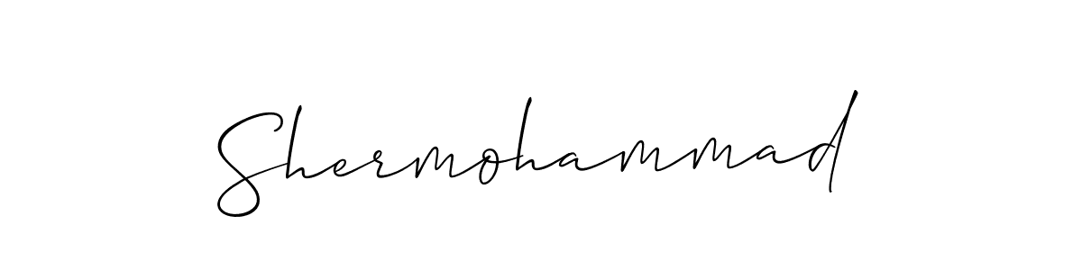 Make a short Shermohammad signature style. Manage your documents anywhere anytime using Allison_Script. Create and add eSignatures, submit forms, share and send files easily. Shermohammad signature style 2 images and pictures png