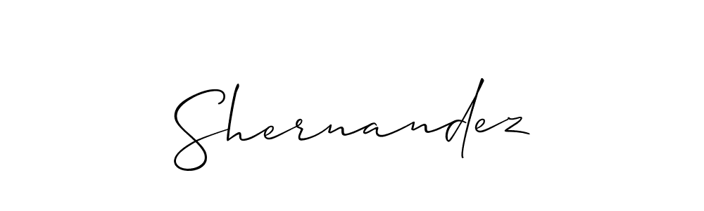 How to Draw Shernandez signature style? Allison_Script is a latest design signature styles for name Shernandez. Shernandez signature style 2 images and pictures png