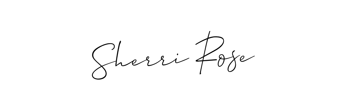 This is the best signature style for the Sherri Rose name. Also you like these signature font (Allison_Script). Mix name signature. Sherri Rose signature style 2 images and pictures png