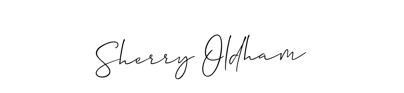 How to Draw Sherry Oldham signature style? Allison_Script is a latest design signature styles for name Sherry Oldham. Sherry Oldham signature style 2 images and pictures png