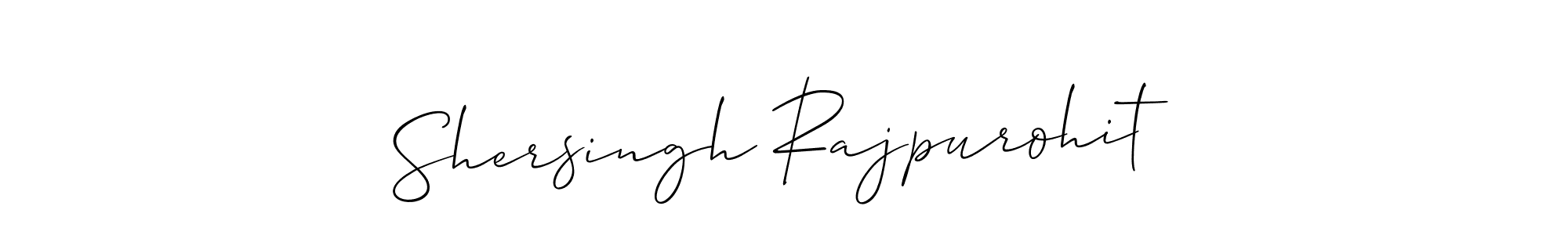 Similarly Allison_Script is the best handwritten signature design. Signature creator online .You can use it as an online autograph creator for name Shersingh Rajpurohit. Shersingh Rajpurohit signature style 2 images and pictures png