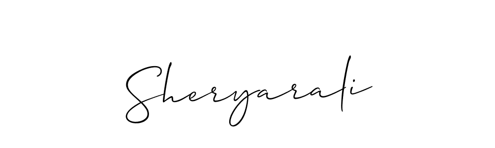 Here are the top 10 professional signature styles for the name Sheryarali. These are the best autograph styles you can use for your name. Sheryarali signature style 2 images and pictures png