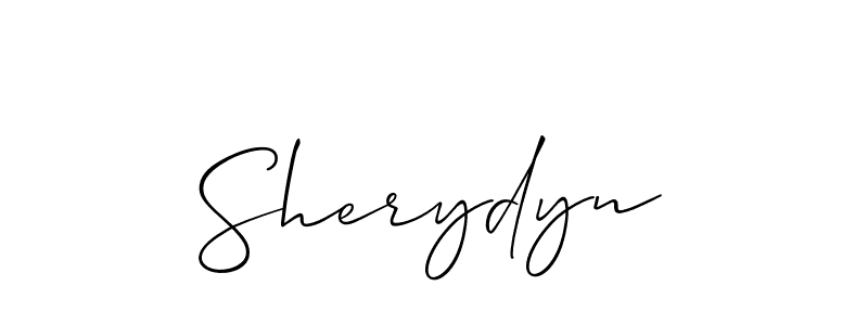 Once you've used our free online signature maker to create your best signature Allison_Script style, it's time to enjoy all of the benefits that Sherydyn name signing documents. Sherydyn signature style 2 images and pictures png