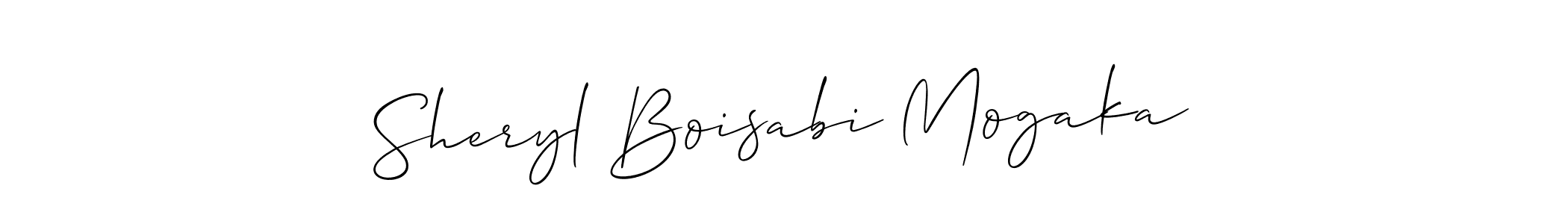 Best and Professional Signature Style for Sheryl Boisabi Mogaka. Allison_Script Best Signature Style Collection. Sheryl Boisabi Mogaka signature style 2 images and pictures png