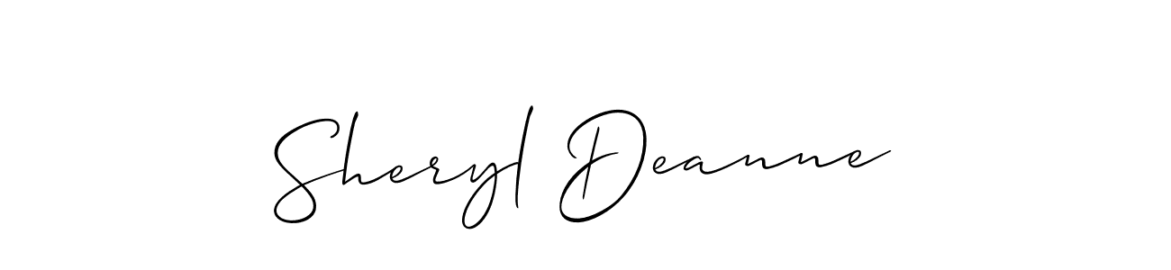 Check out images of Autograph of Sheryl Deanne name. Actor Sheryl Deanne Signature Style. Allison_Script is a professional sign style online. Sheryl Deanne signature style 2 images and pictures png