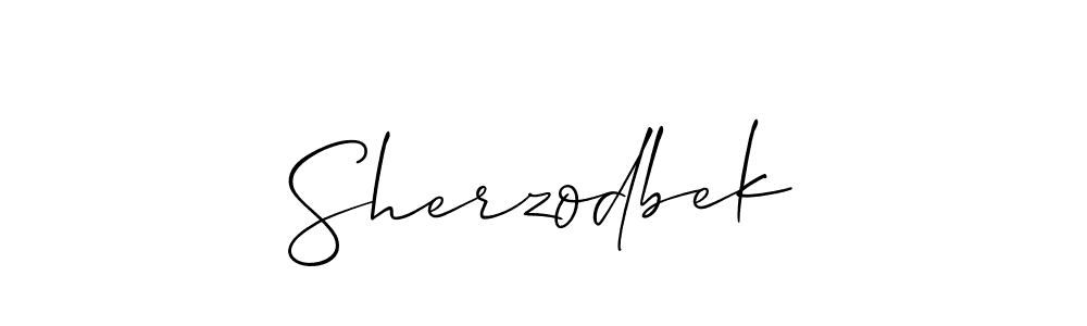 Make a beautiful signature design for name Sherzodbek. Use this online signature maker to create a handwritten signature for free. Sherzodbek signature style 2 images and pictures png