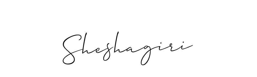 Best and Professional Signature Style for Sheshagiri. Allison_Script Best Signature Style Collection. Sheshagiri signature style 2 images and pictures png