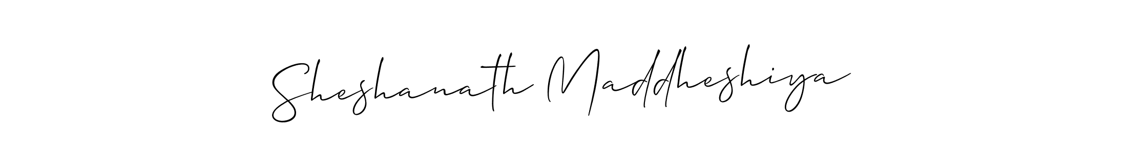 You should practise on your own different ways (Allison_Script) to write your name (Sheshanath Maddheshiya) in signature. don't let someone else do it for you. Sheshanath Maddheshiya signature style 2 images and pictures png