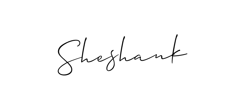 Also we have Sheshank name is the best signature style. Create professional handwritten signature collection using Allison_Script autograph style. Sheshank signature style 2 images and pictures png